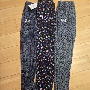 Under Armour Kids' Leggings Trio - Blue, Multicolor, Gray